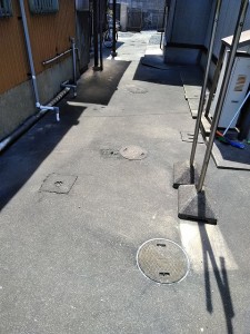 小倉北区排水汚水詰まり高圧洗浄全体